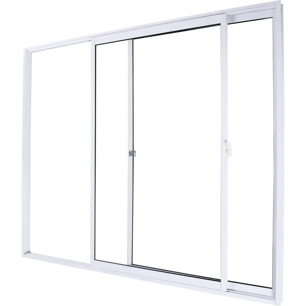 Janela alumínio slim branca 2 folhas 100X120CM Aluvid - Imagem 3