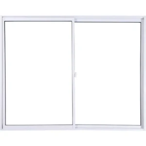 Janela alumínio slim branca 2 folhas 100X120CM Aluvid