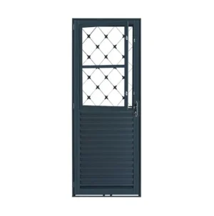 PORTA MISTA XADREZ C/POSTIGO 85X215 ESQUERDA VITRALFER