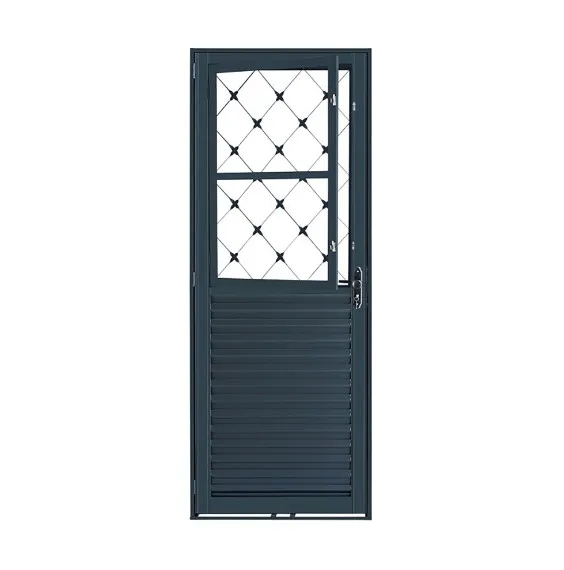 PORTA MISTA XADREZ C/POSTIGO 85X215 ESQUERDA VITRALFER